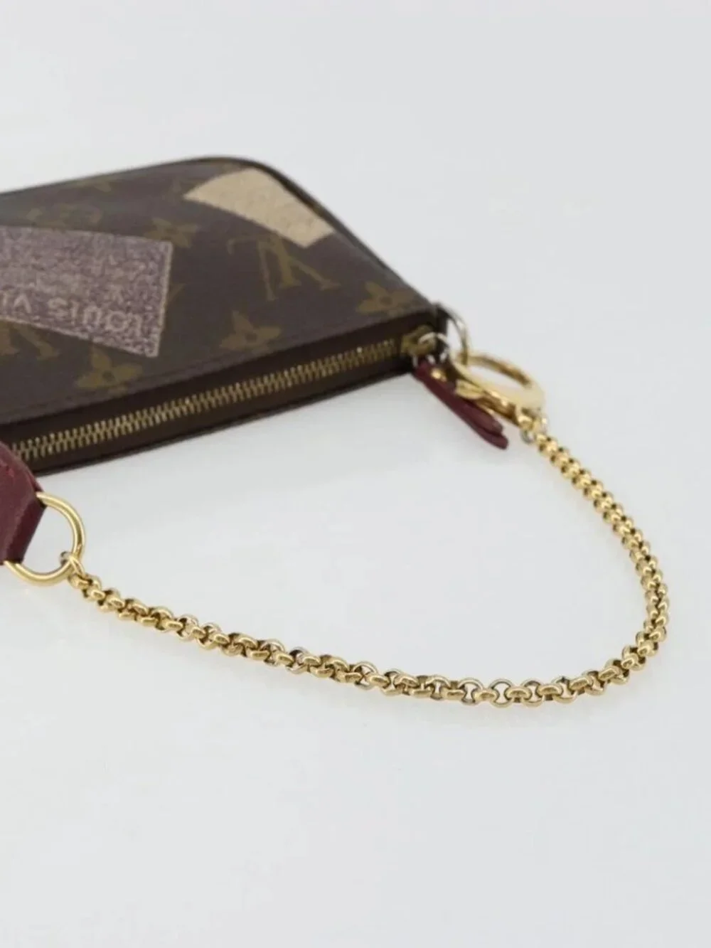 LOUIS VUITTON Monogram Trunk Mini Pochette Accessoires Pouch M63798 Auth 180704